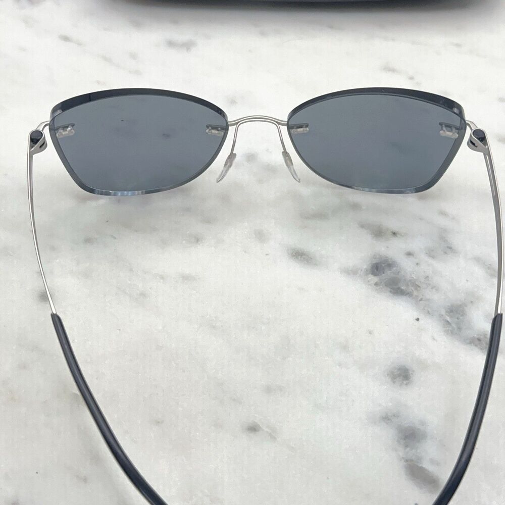 Silhouette 5369 00 6063 Rimless Silver Eyeglasses Sunglasses Frames Only 19-140 - Picture 5 of 8